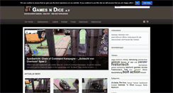 Desktop Screenshot of gamesndice.de